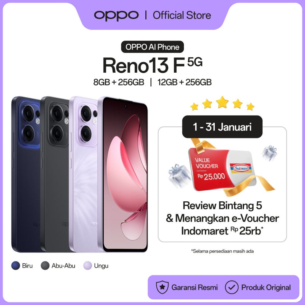 OPPO Reno13 F 5G 12GB+256GB & 8GB+256GB