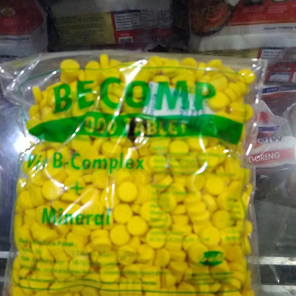 Becomp 1000 Tablet Vitamin B Complex untuk Ternak Sapi, Kambing, dan Unggas