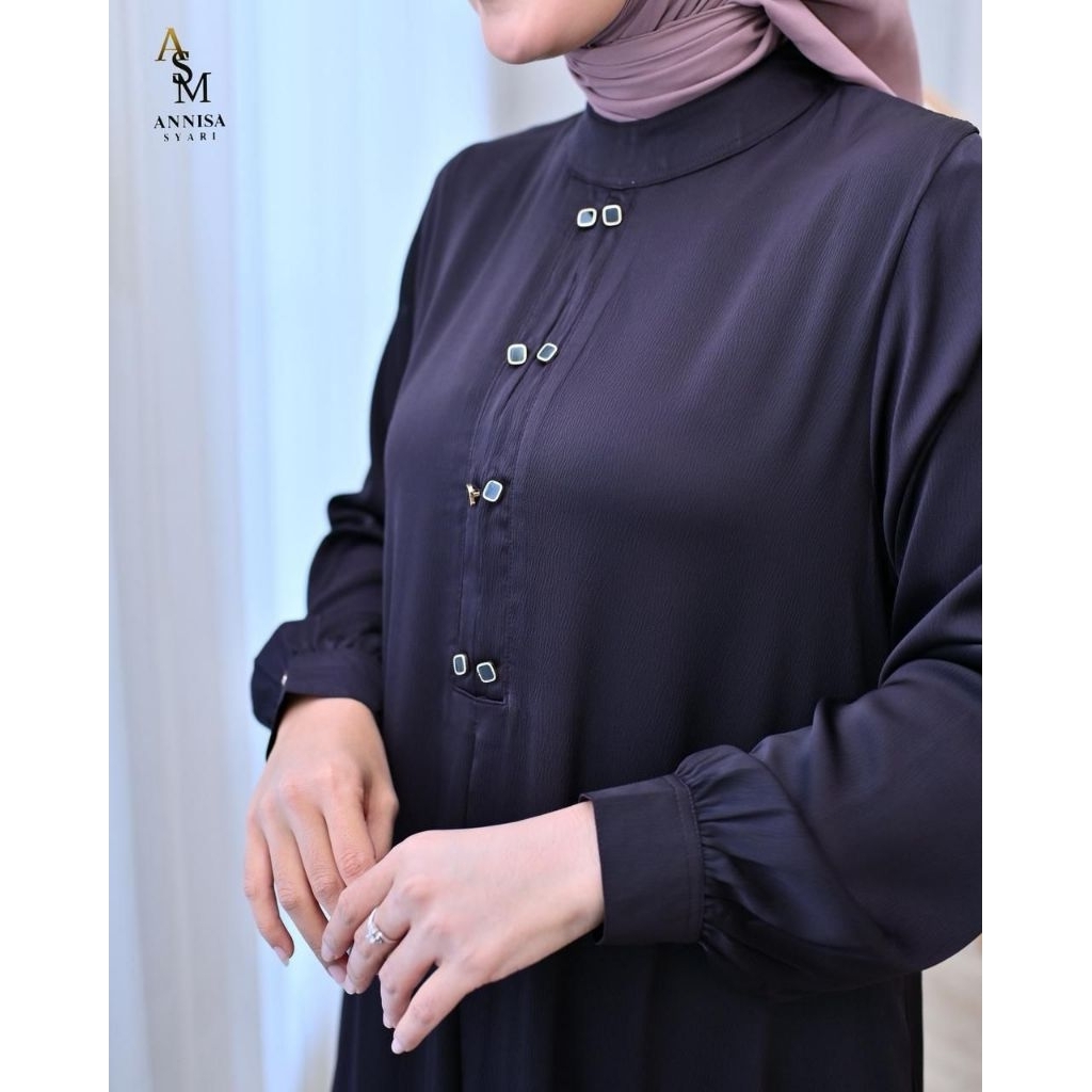 Gamis polos/Gamis mewah/ gamis elegan/gamis  pesta