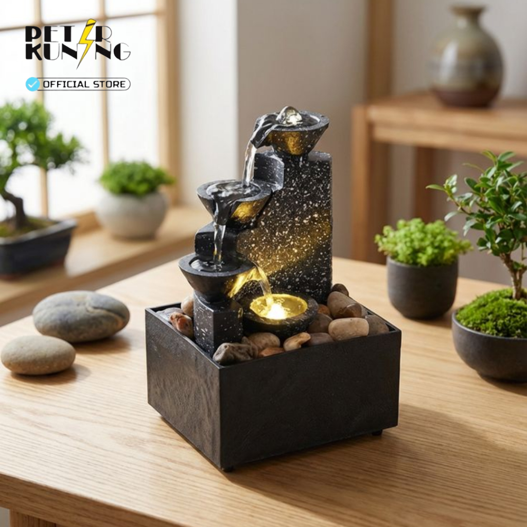 Air Mancur Mini / Fountain Decoration / Air Mancur Feng Shui / Ornamen Air Mancur Mini Pereda Stres