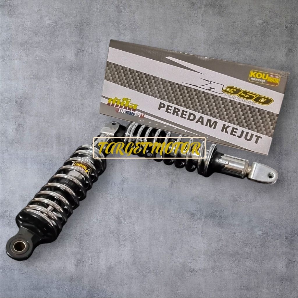 Shockbreaker KOU Nouvo 280Mm Chrome - Peredam Kejut Model A350 Turismo High Quality