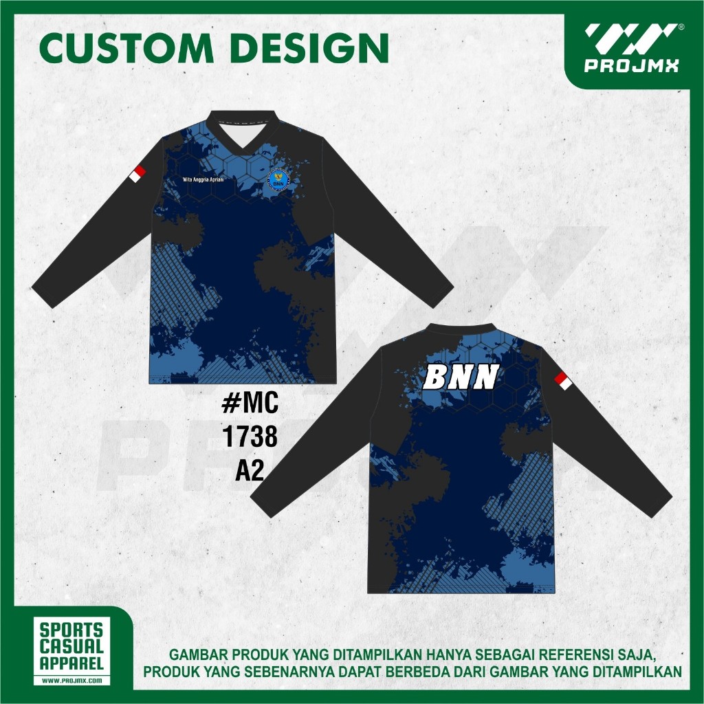 PROJMX - JERSEY  TRIMATRA / TNI AU / TNI AD (BISA CUSTOM)
