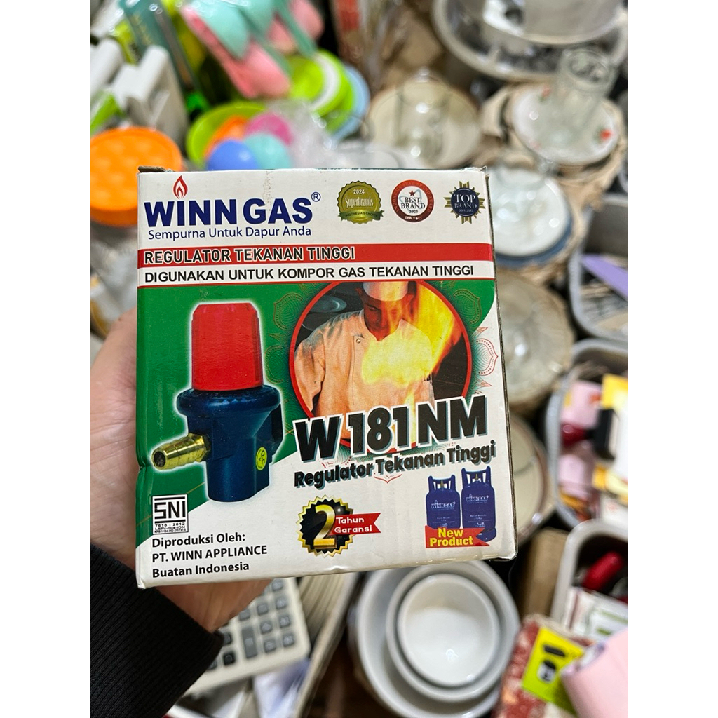 Regulator winn gas tekanan tinggi