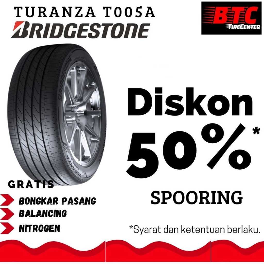 BAN MOBIL BRIDGESTONE TURANZA T006 185/70 R14