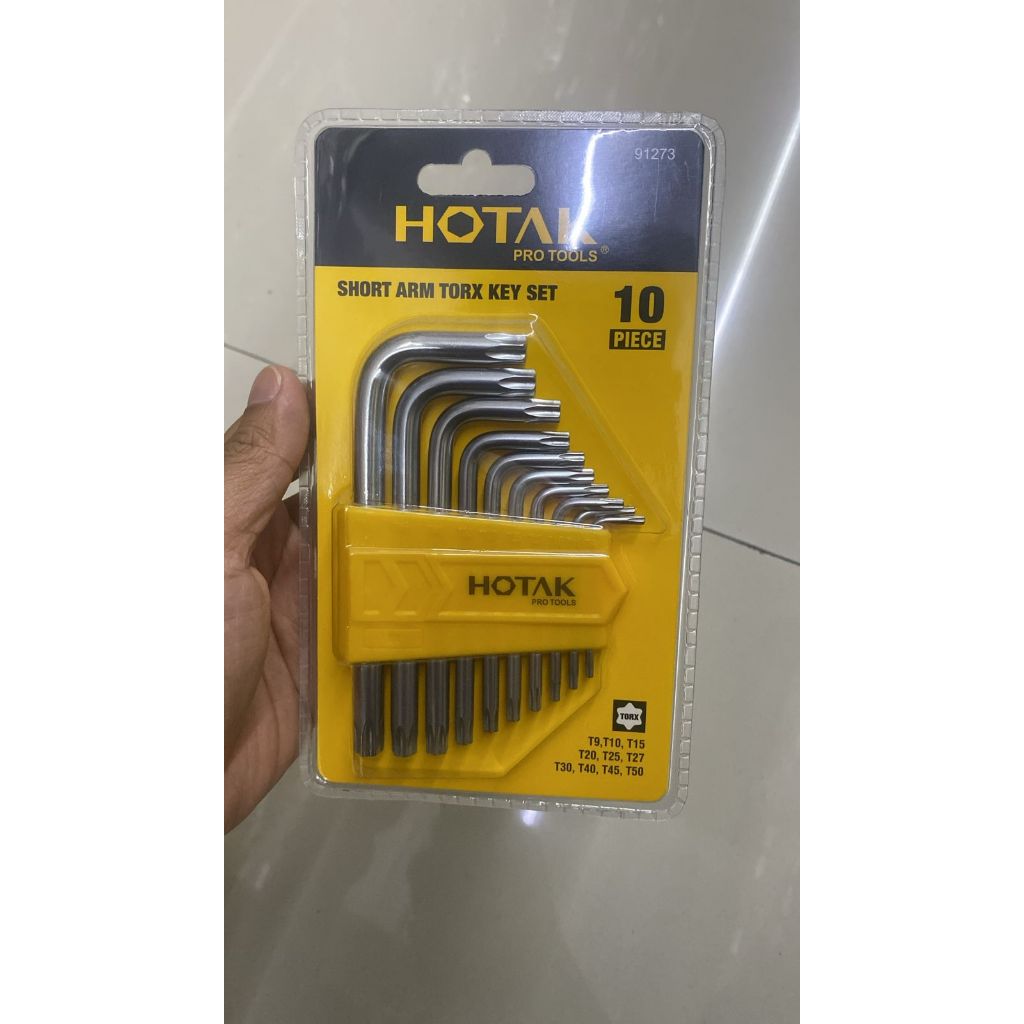 Kunci L Hotak Short Arm Torx Key Set