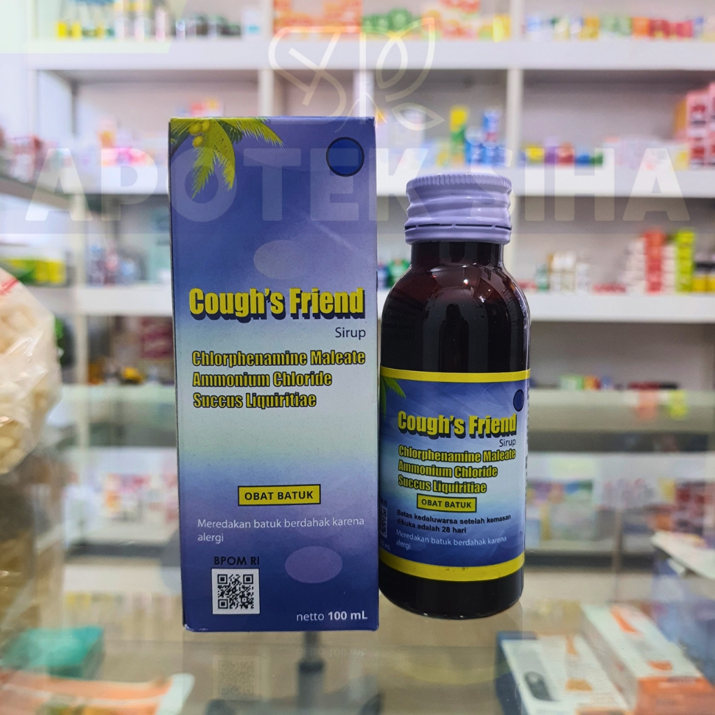 COUGH'S FRIEND SIRUP 100ML | OBAT BATUK BERDAHAK ALERGI