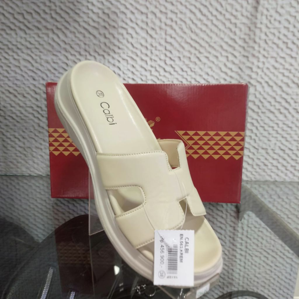 [Bisa COD/100% Original/art EN 563] CALBI Wedges Wanita/Sandal Casual Wanita/Sandal Slop/Sandal Jepi
