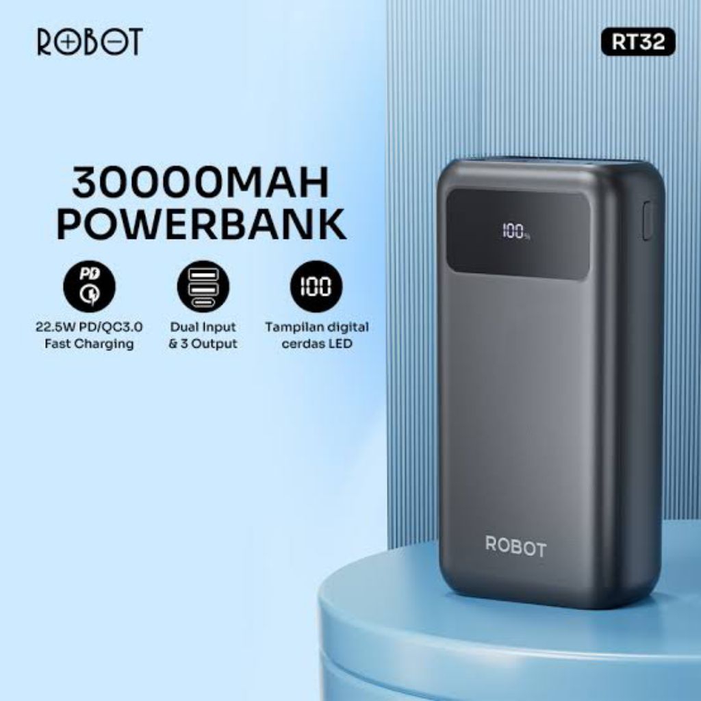 Sr Powerbank Rt32 30000 mah Powerbank viral termurah