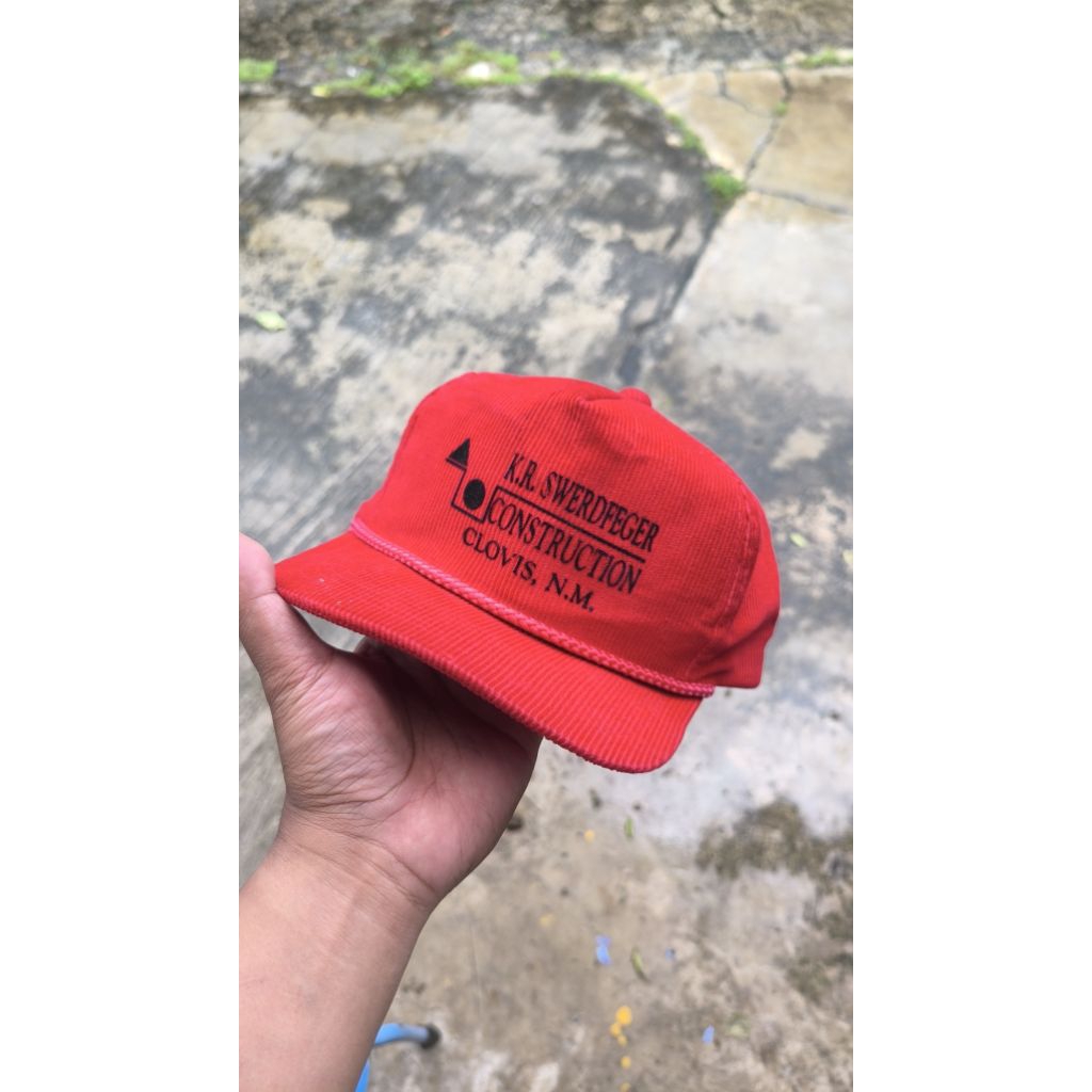Topi Ropehat Corduroy
