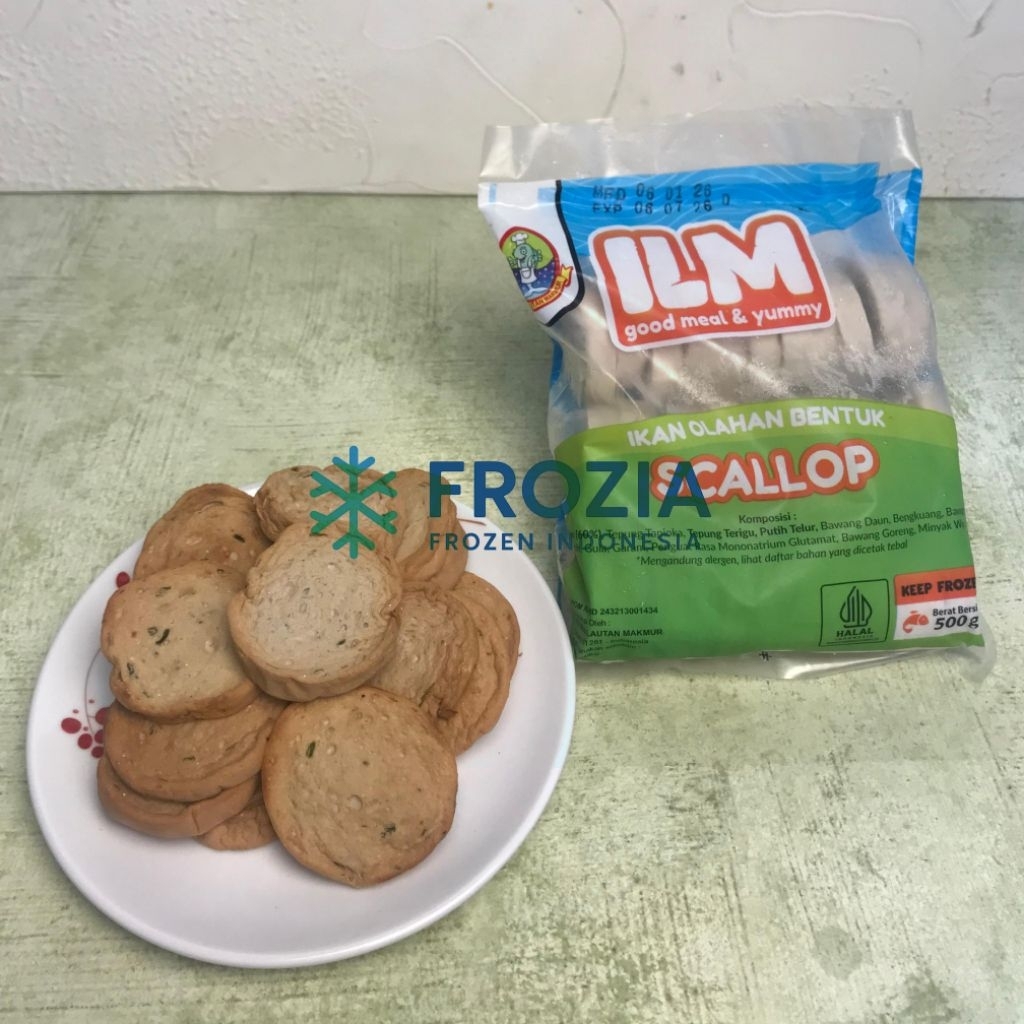 NAGET SCALLOP 1/2KG! ILM OLAHAN IKAN ISI 30-33PCS NAGET SCALLOP ENAK & MURAH 500GR! HALAL BPOM | Fro