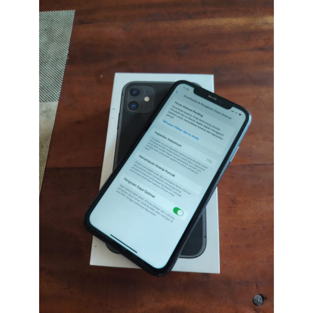 iphone 11 128gb ibox fullset kondisi masih orian semua