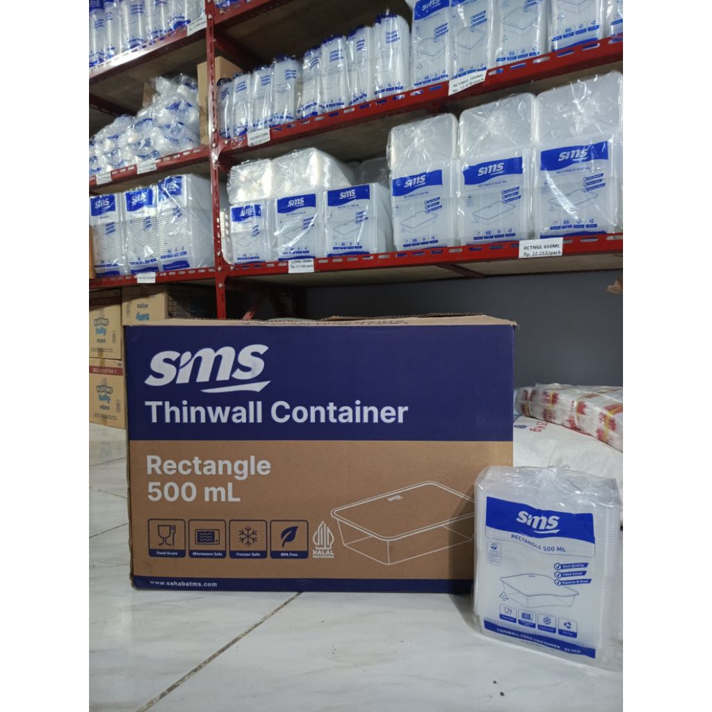 Thinwall Rectangle 500ml