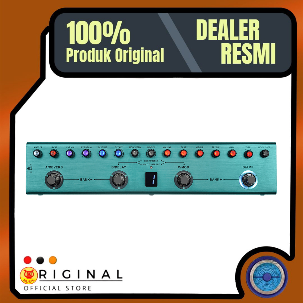 Mvave Tank G / M-Vave Tank-G Efek Pedal Stombox / Efek Pedal Gitar Elektrik