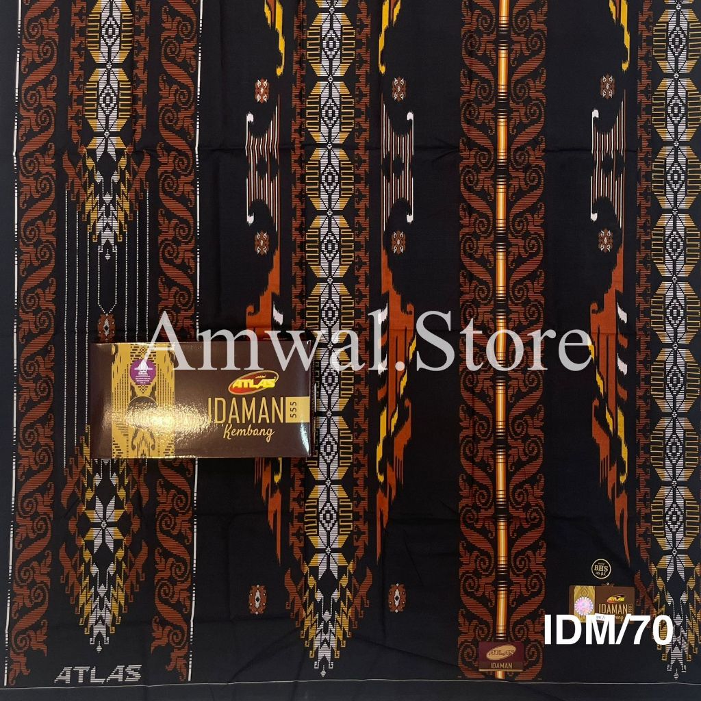 Sarung ATLAS IDAMAN 555 // ORIGINAL Sarung ATLAS Idaman Kembang / Harmoni 555 Motif Baru