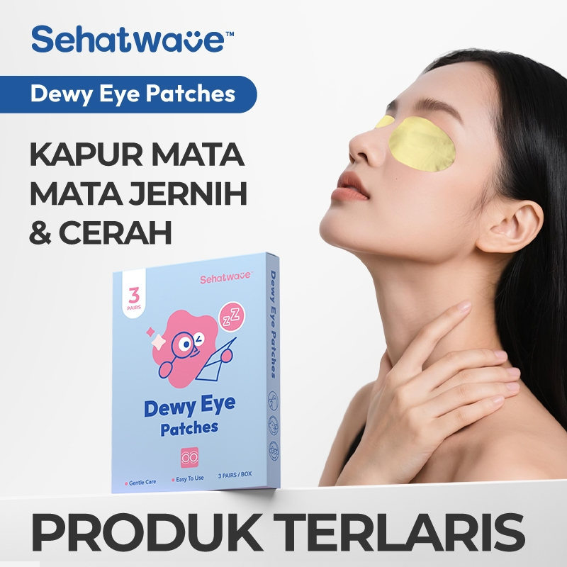 Sehatwave Dewy Eye Patches 3pasang/kotak Lutein Eye Care Patch Eye Patch Herbal Meringankan Kelelaha