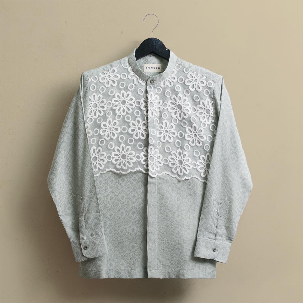 Budatas - Bonolo Kemeja Tenun Lengan Panjang