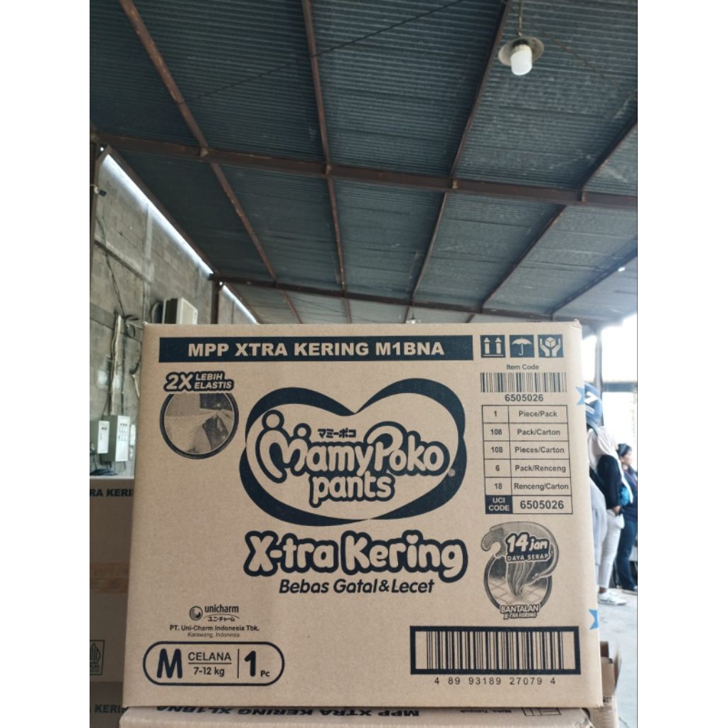 Mamy poko pants extra kering renceng 1dus isi 108 pcs
