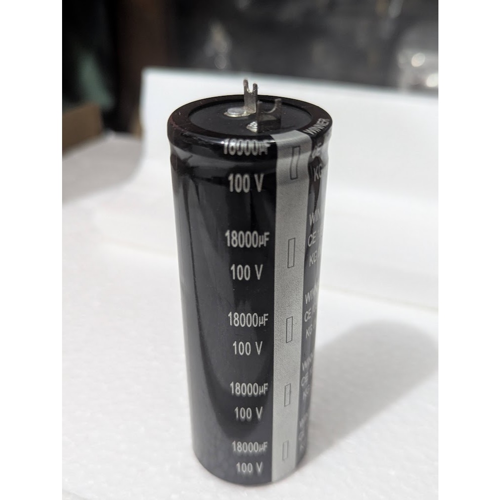 Elco 18000uf 100v Winner Hitam Kualitas Bagus