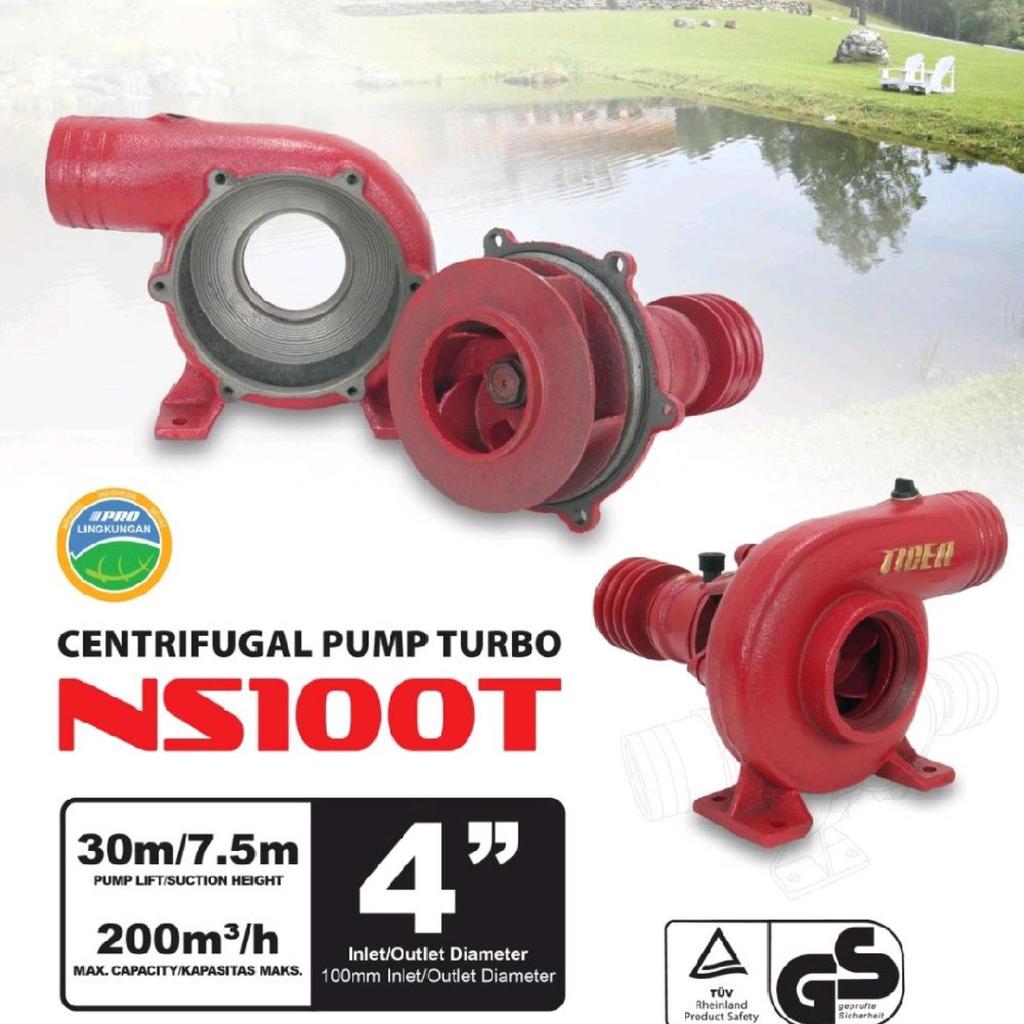 Pompa 4 Inch Turbo Tiger NS100T 20 HP 3000 RPM
