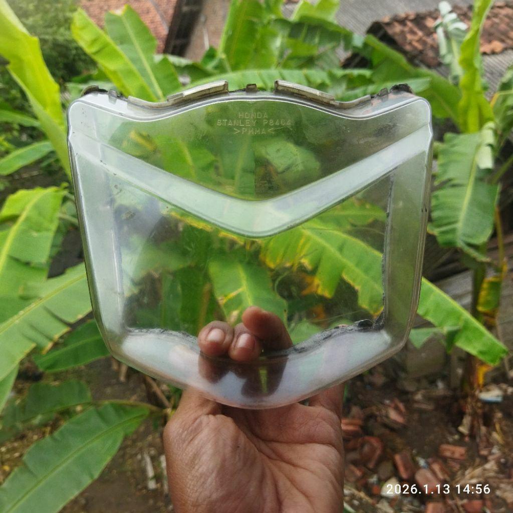 Mika kaca lampu depan Honda beat karbu beat lama 2008-2012 original