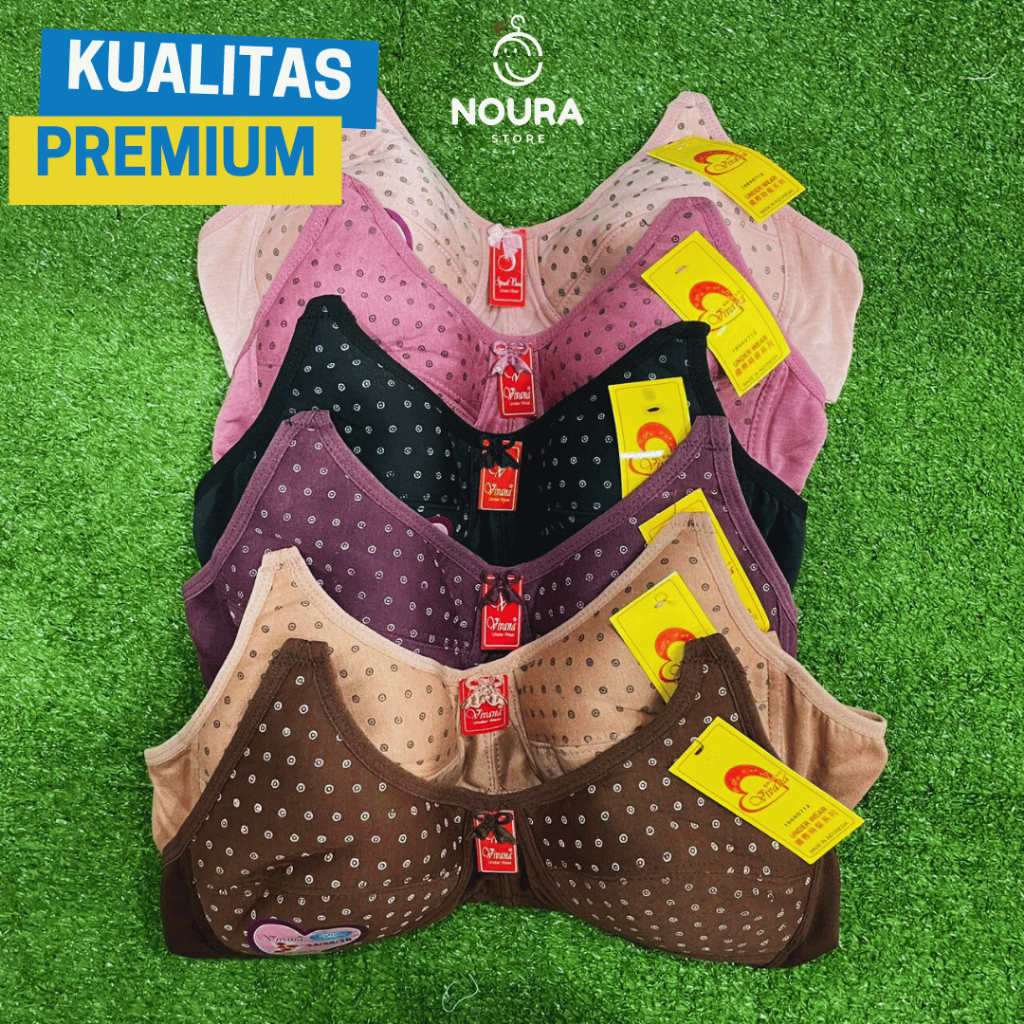 BH Sport Vivana Dewasa Tanpa Busa Tanpa Kawat - Bra Remaja Korean Style (1PCS)