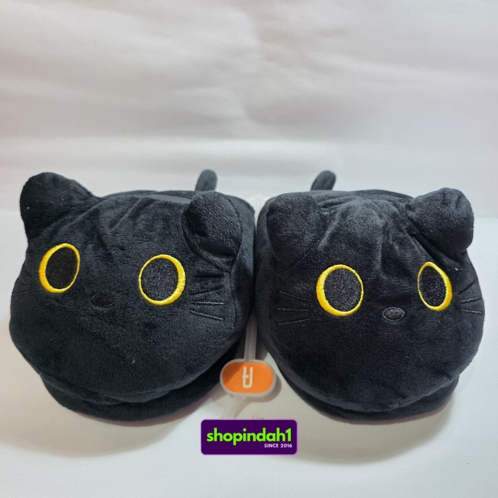 O.O MEOW MR DIY Sandal kamar boneka kucing hitam size 38/39 new