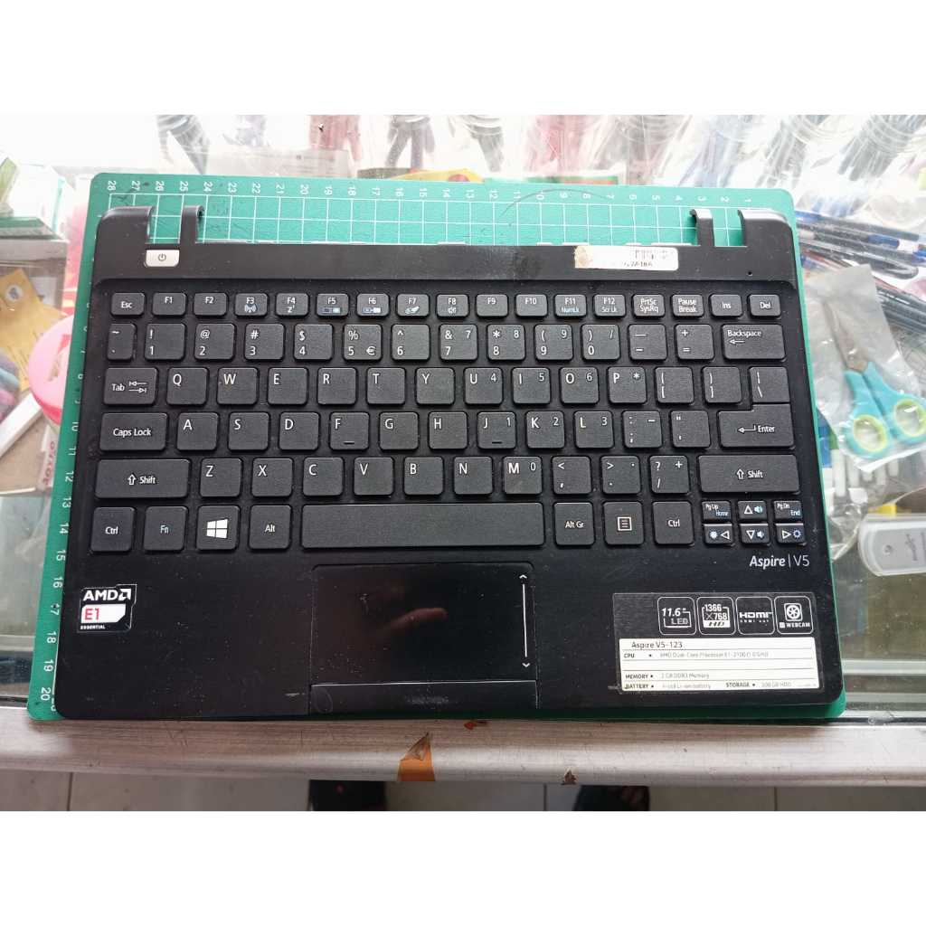 CASING Atas PALMREST LAPTOP ACER V5-123 AMD Bekas