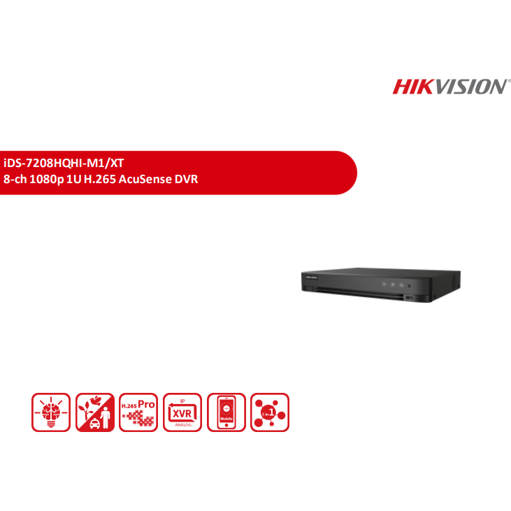 Hikvision IDS-7208HQHI-M1/XT DVR CCTV 8 Channel