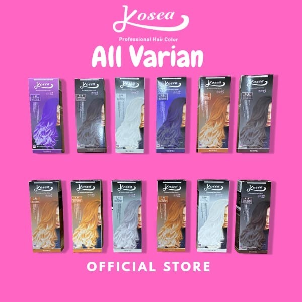 kosea profesional hair collor 100x2 ml / pewarna rambut