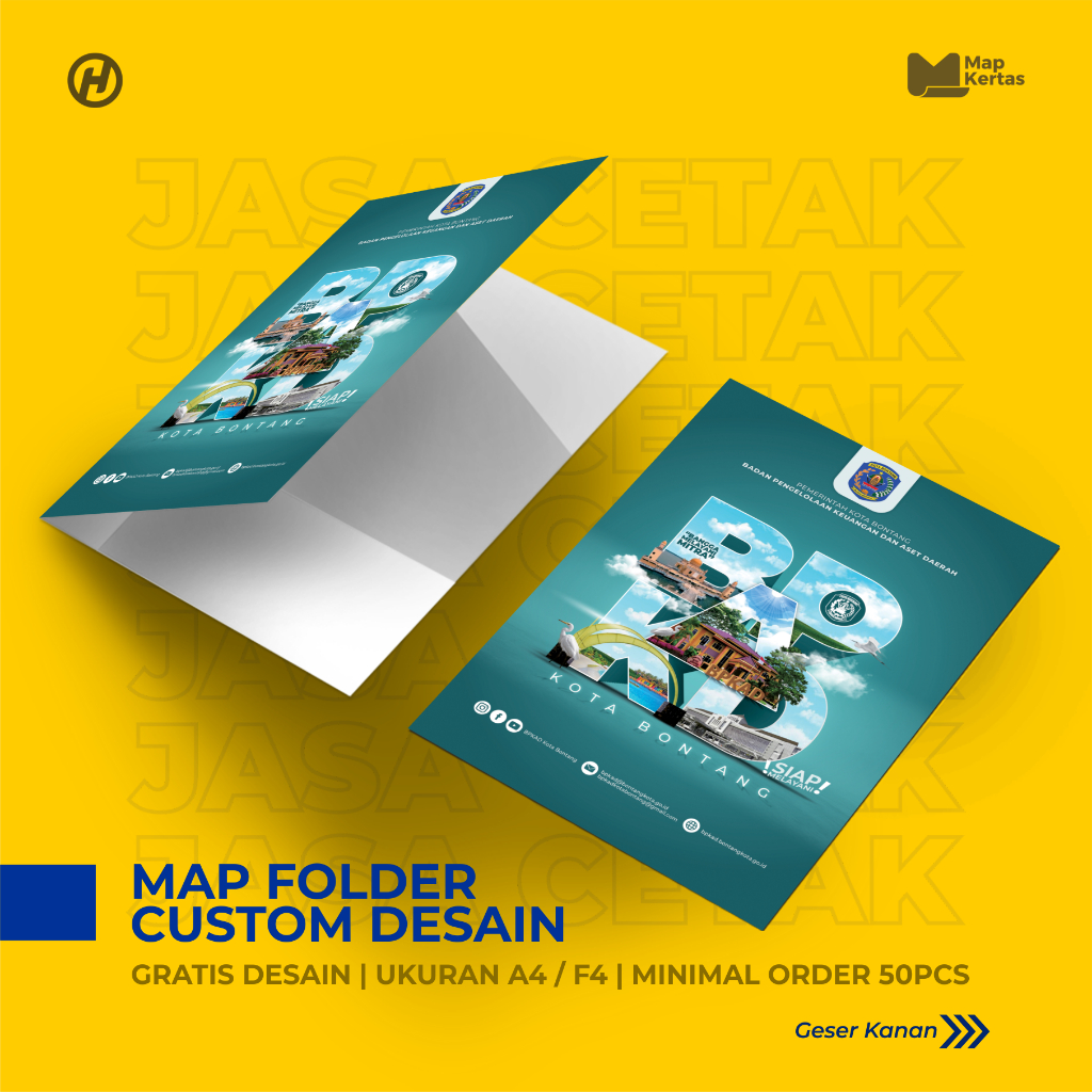 CETAK MAP FOLDER CUSTOM DESAIN - MAP STOPMAP