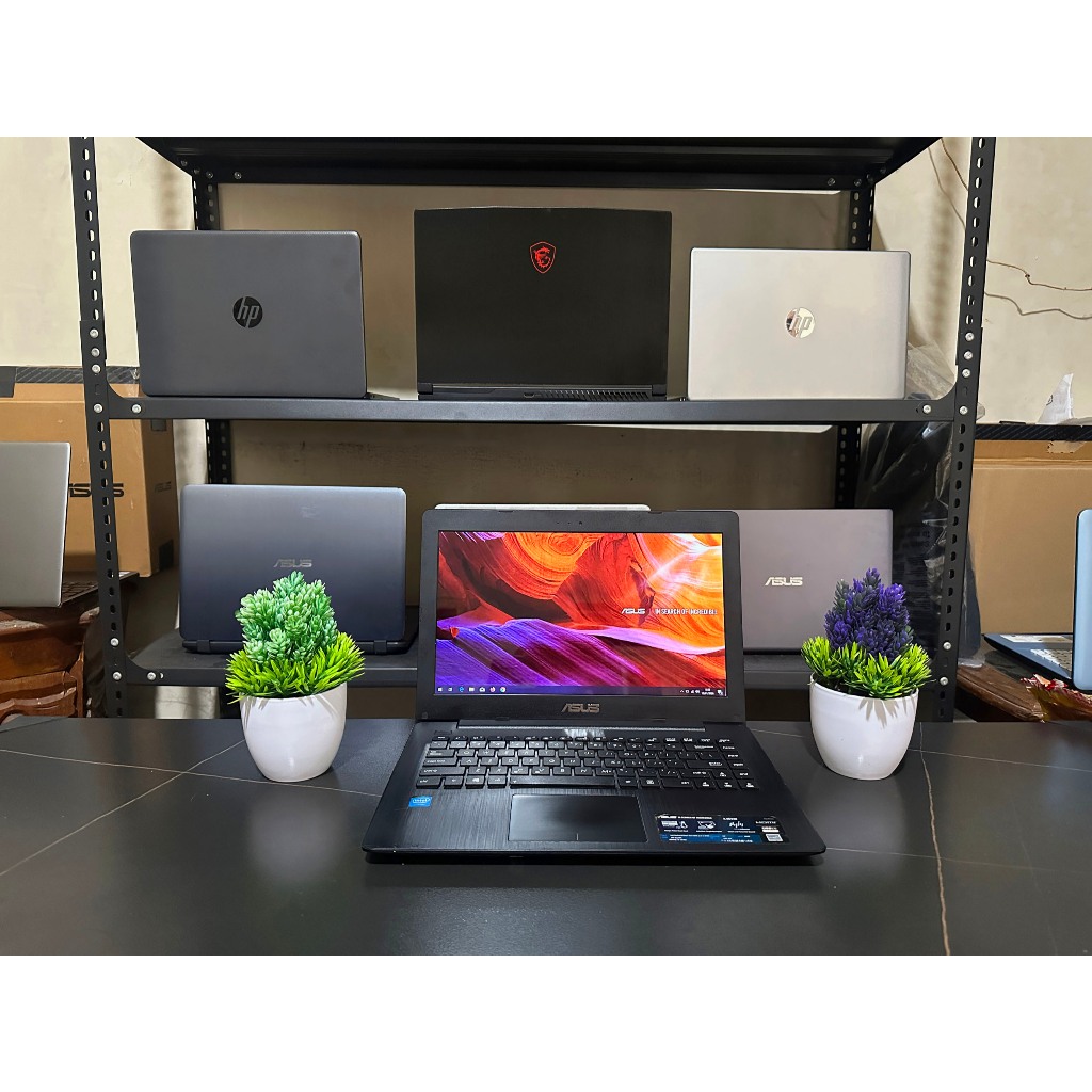 Laptop Model Slim Asus X453M - Intel N2840, RAM 8GB, HDD 500GB - Siap Pakai Bergaransi