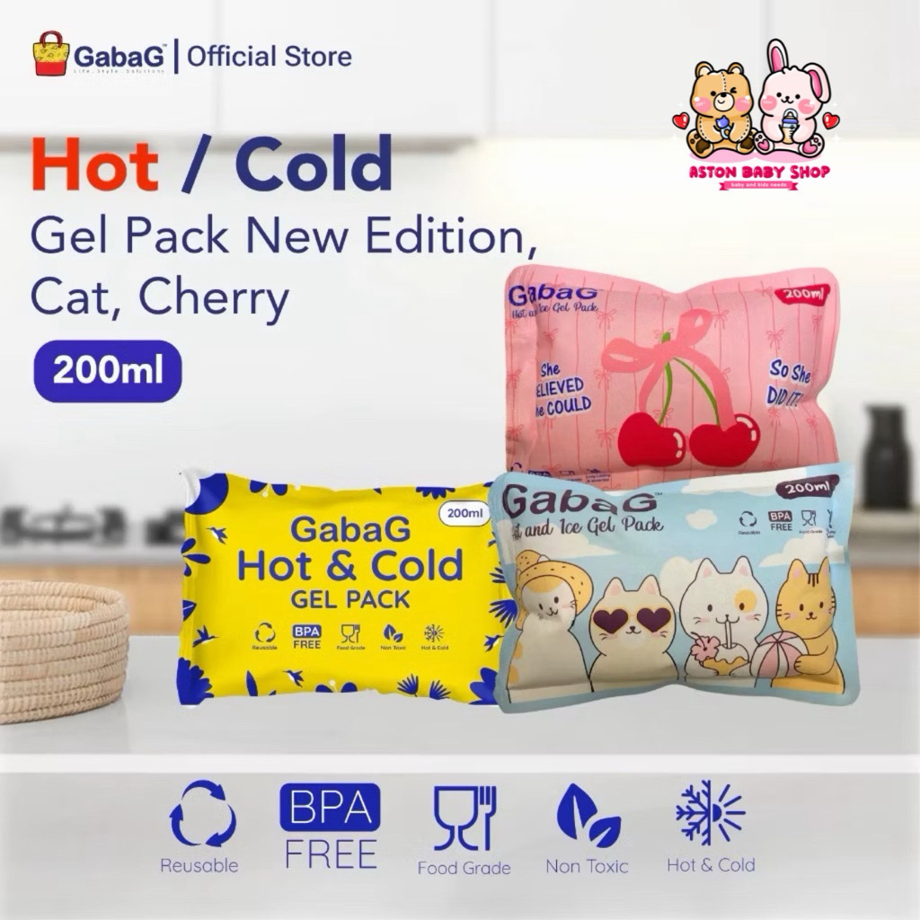 Ice Gel Gabag 200 gr Ice Pack Gabag Kecil - Gel Pendingin Tas Asi Food Grade