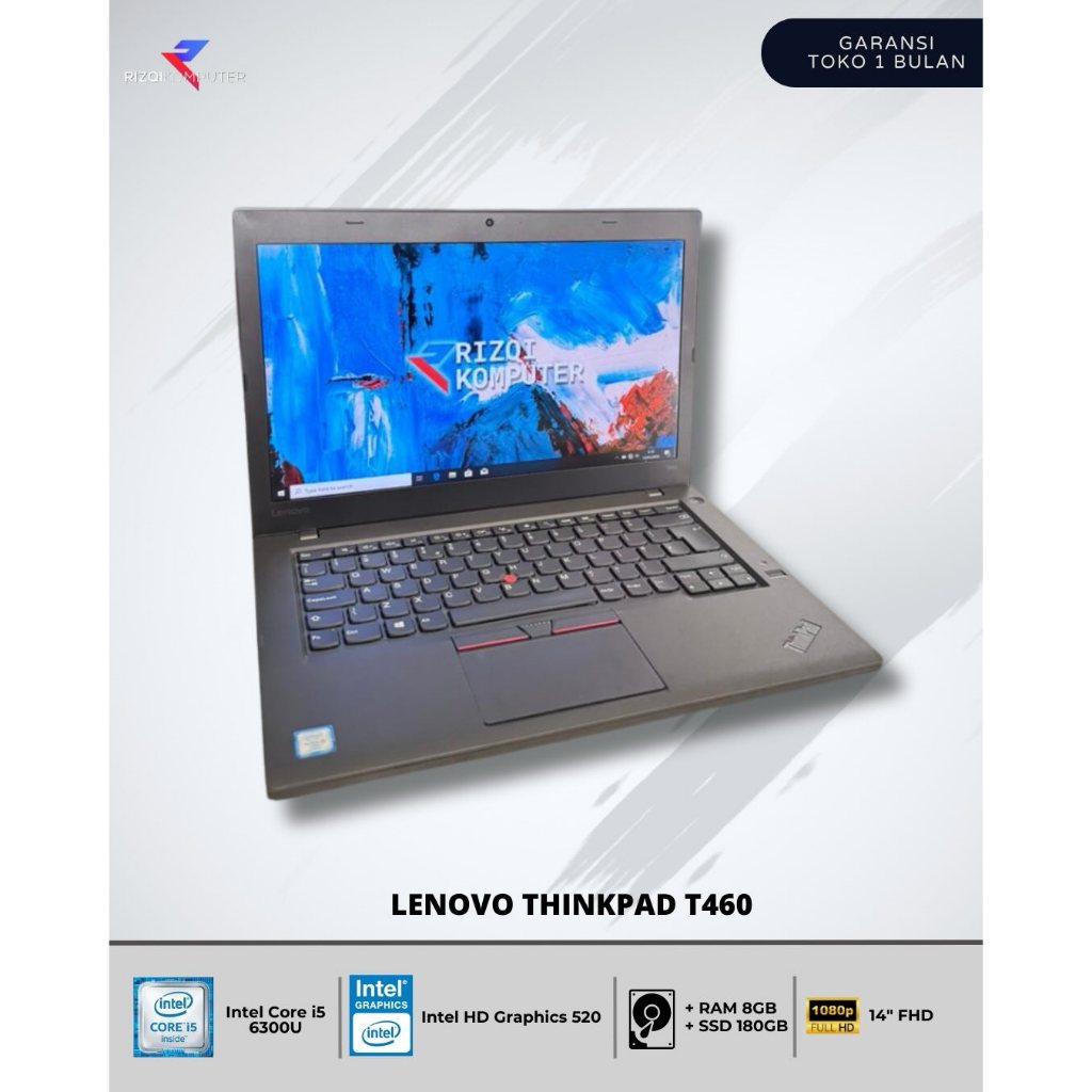 Lenovo Thinkpad T460 Intel Core i5-6300U Ram 8GB SSD 180GB bangh ys