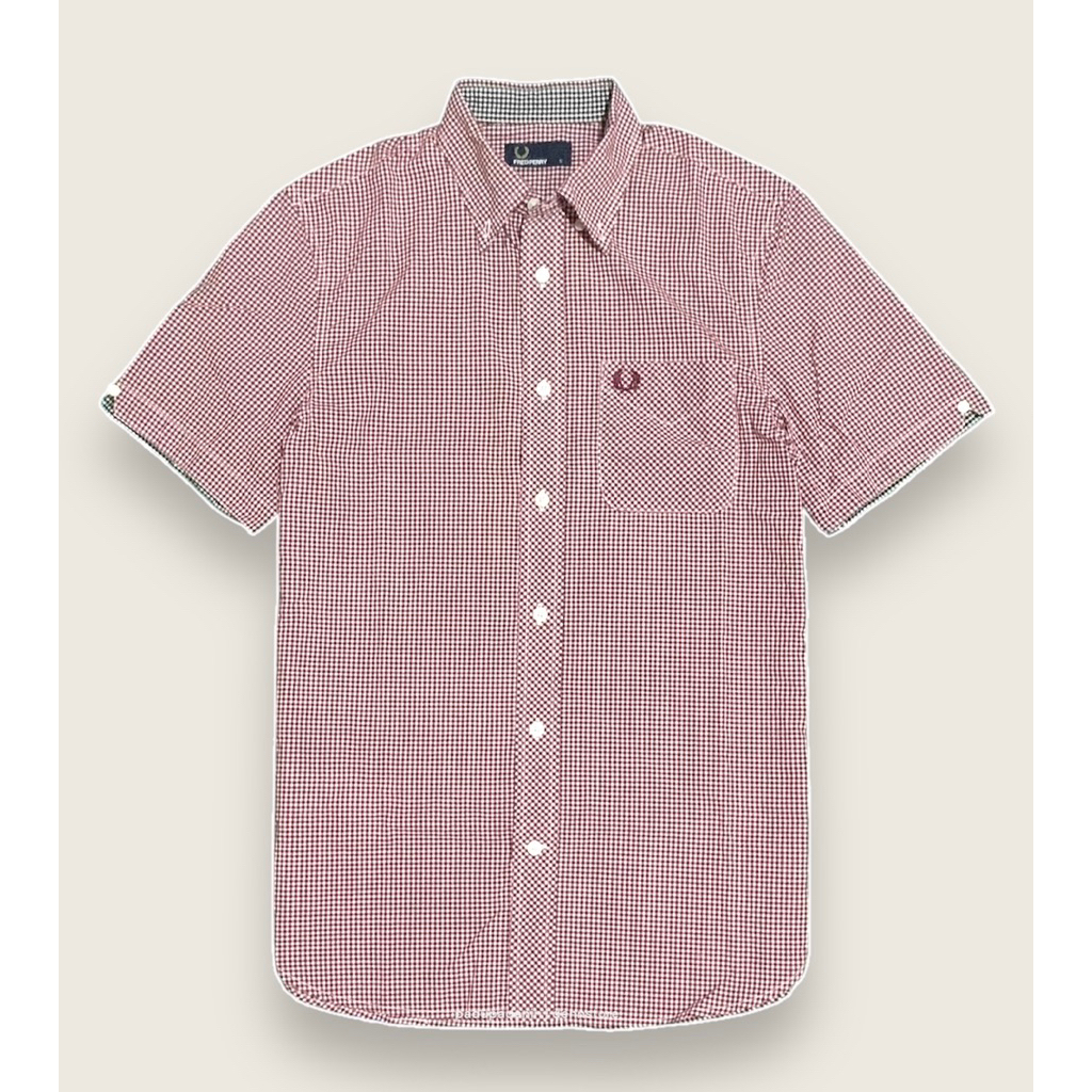 KEMEJA FRED PERRY GINGHAM ORIGINAL