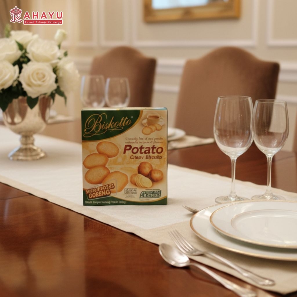 BISKOTTO POTATO CRISPY BISCUITS 360 GRAM