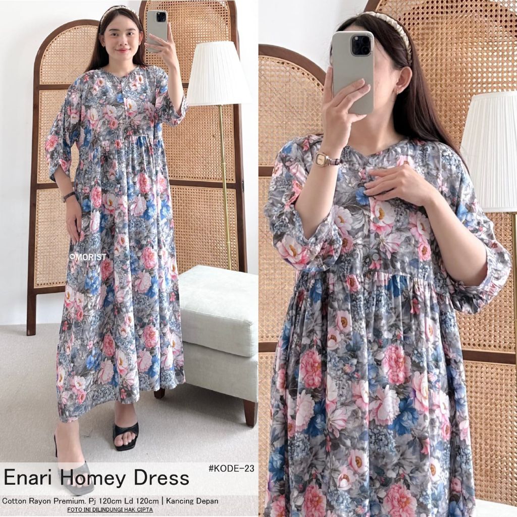 Serba homedress original morist. daster wanita terbaru. gamis daster morist