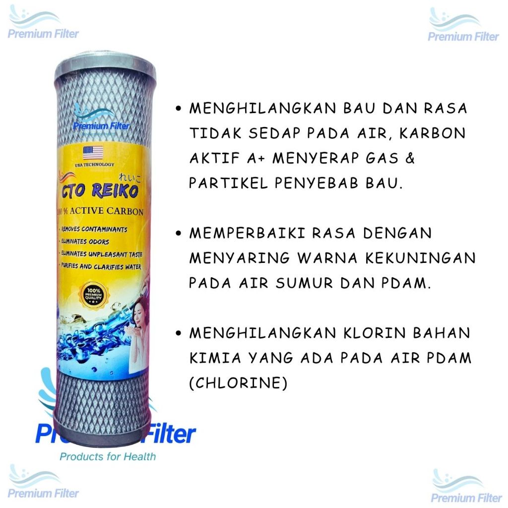 CTO FILTER AIR 10 INCH / FILTER AIR SUMUR / FILTER AIR TOREN / FILTER AIR KRAN / CTO FILTER GARUDA