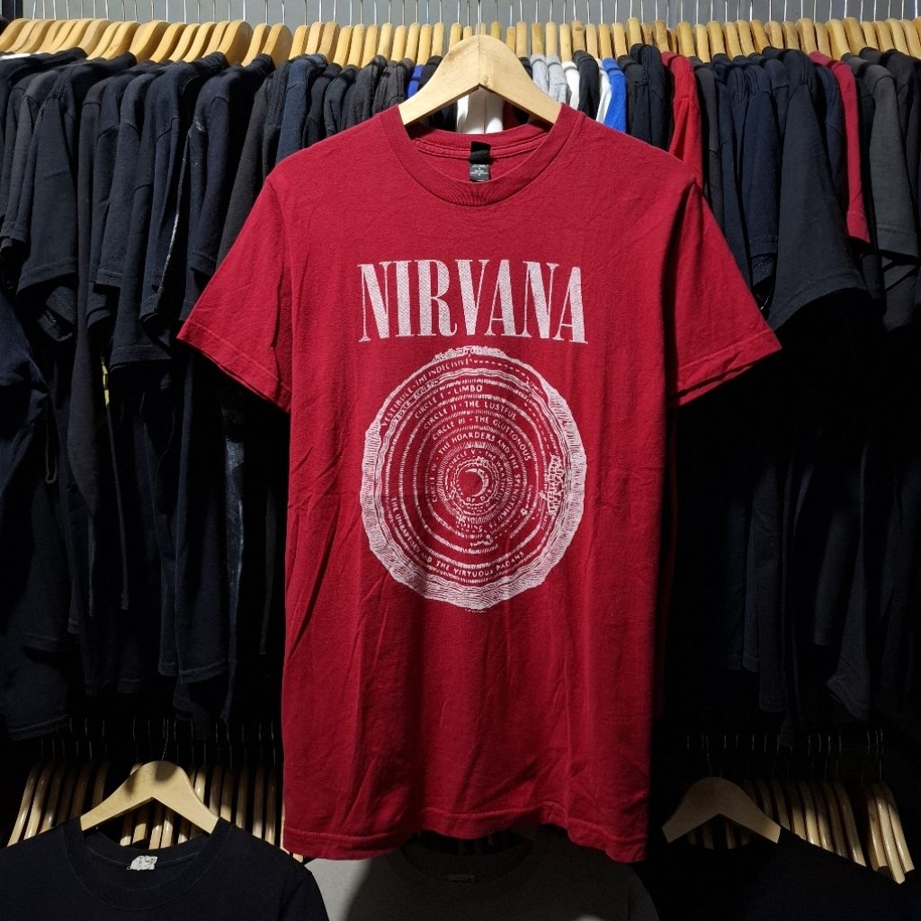 kaos band grunge NIRVANA original merch