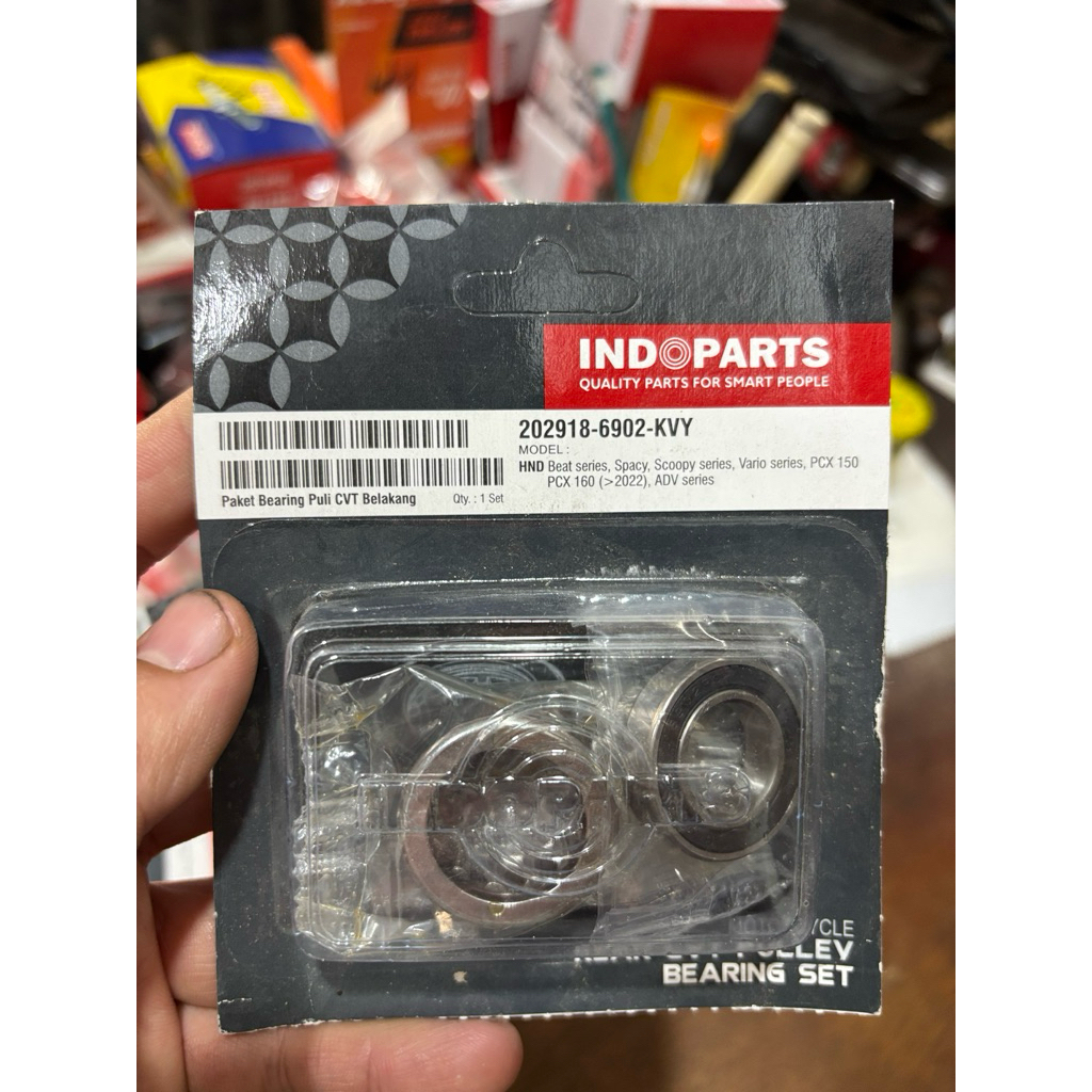 BEARING SET PULLEY PULI CVT BEAT / FI VARIO VARIO 125 GENIO INDOPARTS Bearing Pully Set Beat ,Bearin