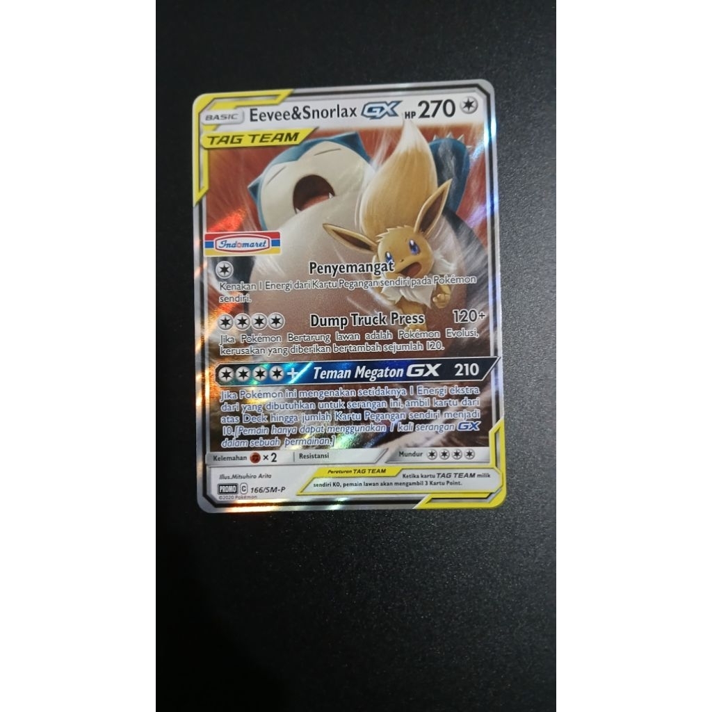 Eevee & Snorlax GX 166/SM-P