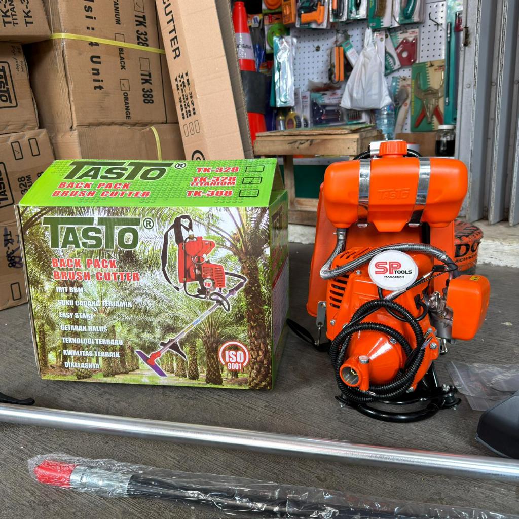 MESIN POTONG RUMPUT / PEMOTONG / BRUSH CUTTER 2 TAK TASTO TK328 TK 328 TITANIUM