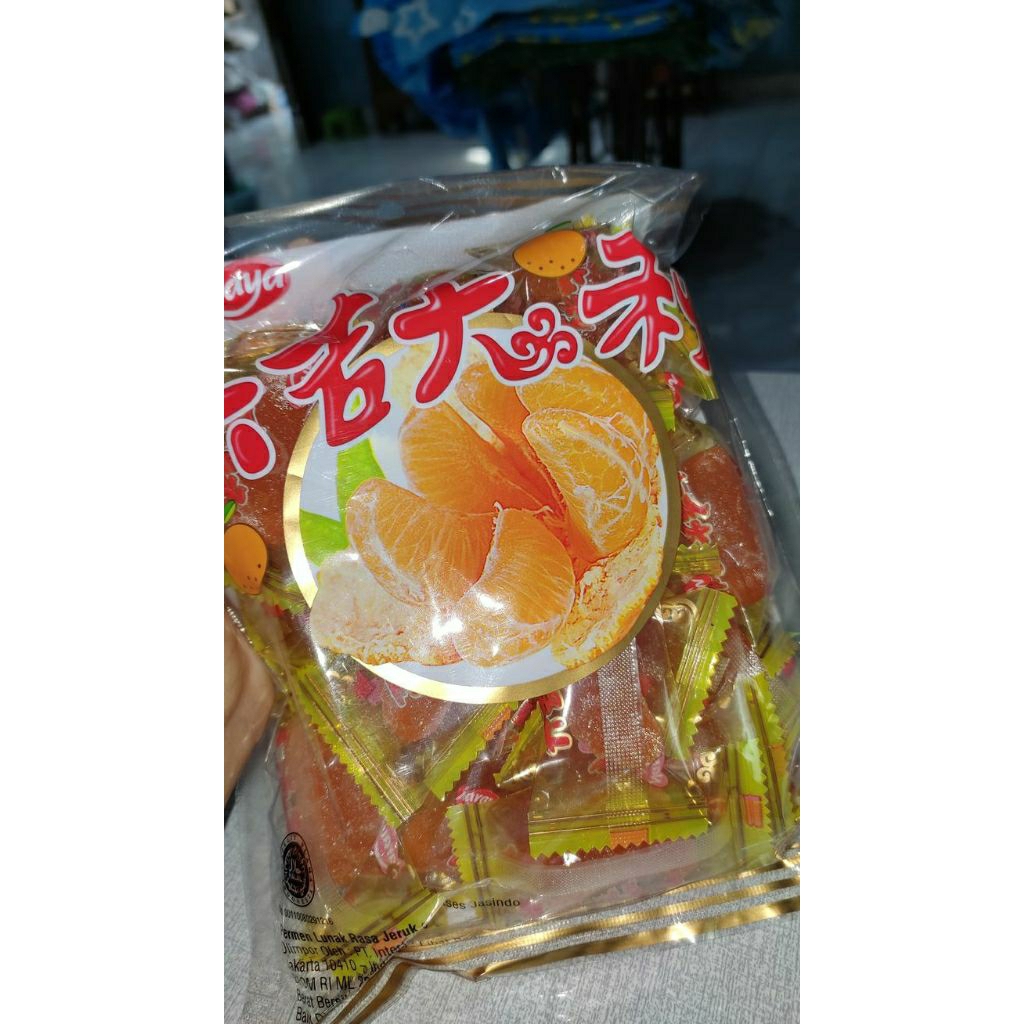 Permen Jelly Jeruk NARAYA 500G / Permen Lebaran / Naraya corn Jelly Naraya wang lai Naraya mango