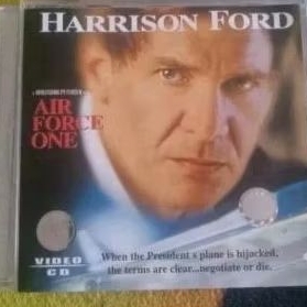 VCD original Air Force One Feat Harrison Ford Teks Indonesia