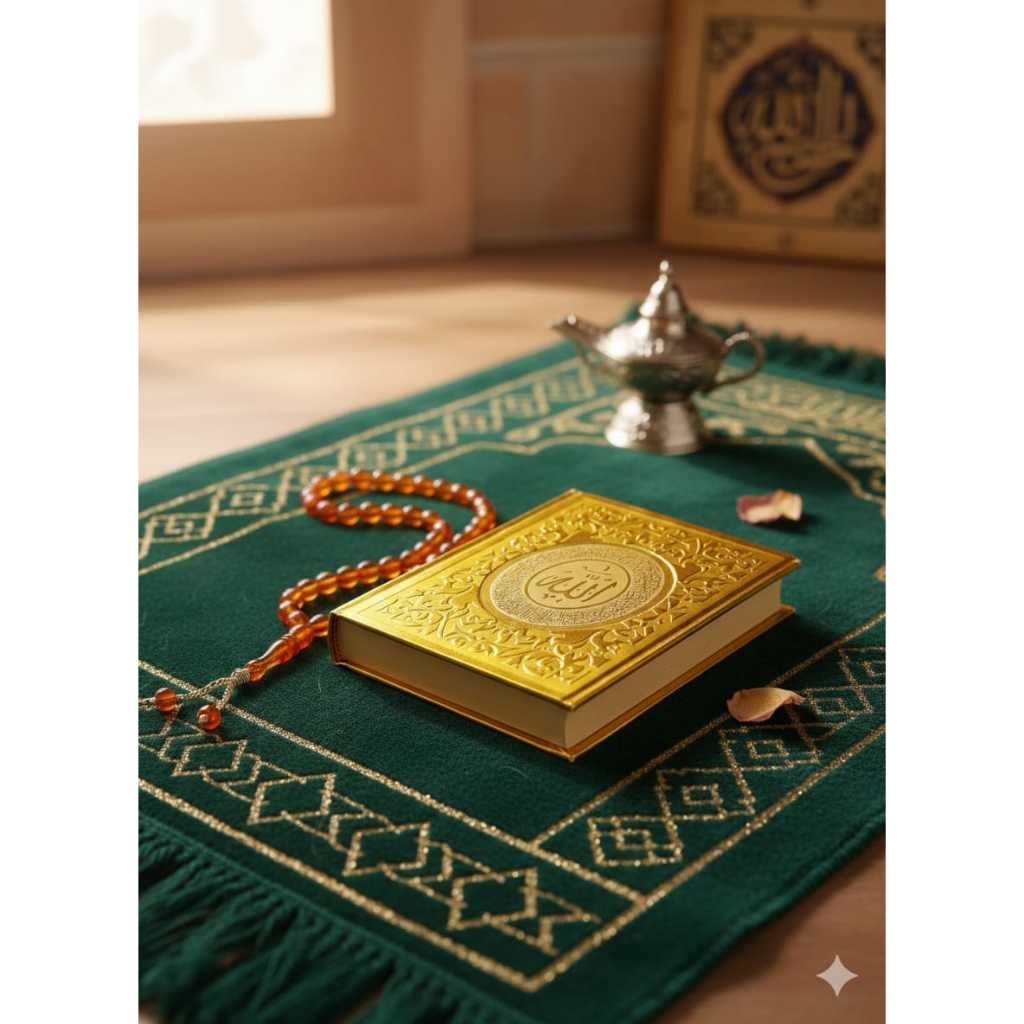 Cetak yasin majmu syarif hard cover embos 484 halaman free tasbih