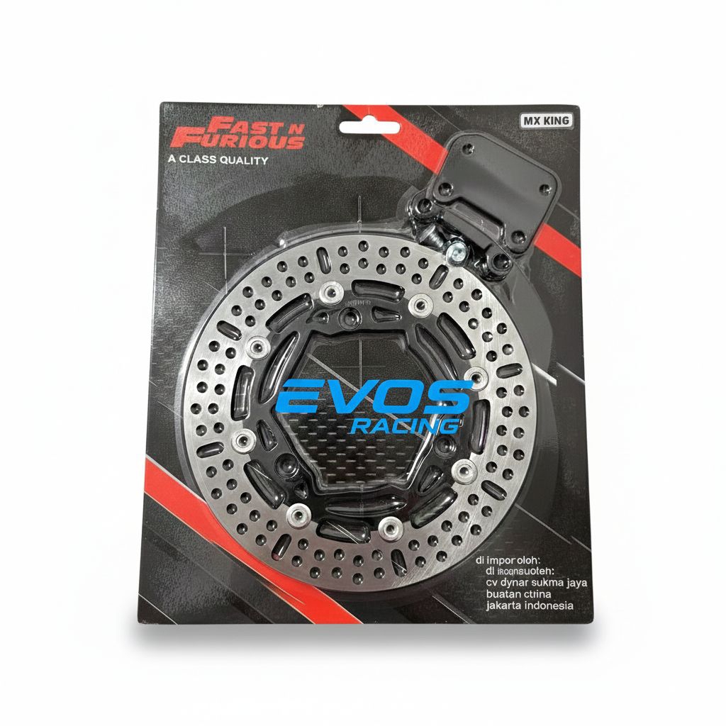 Piringan Cakram Depan MX King 300mm Floating Plus Breket Cakram Lebar PNP MX KING 150 155