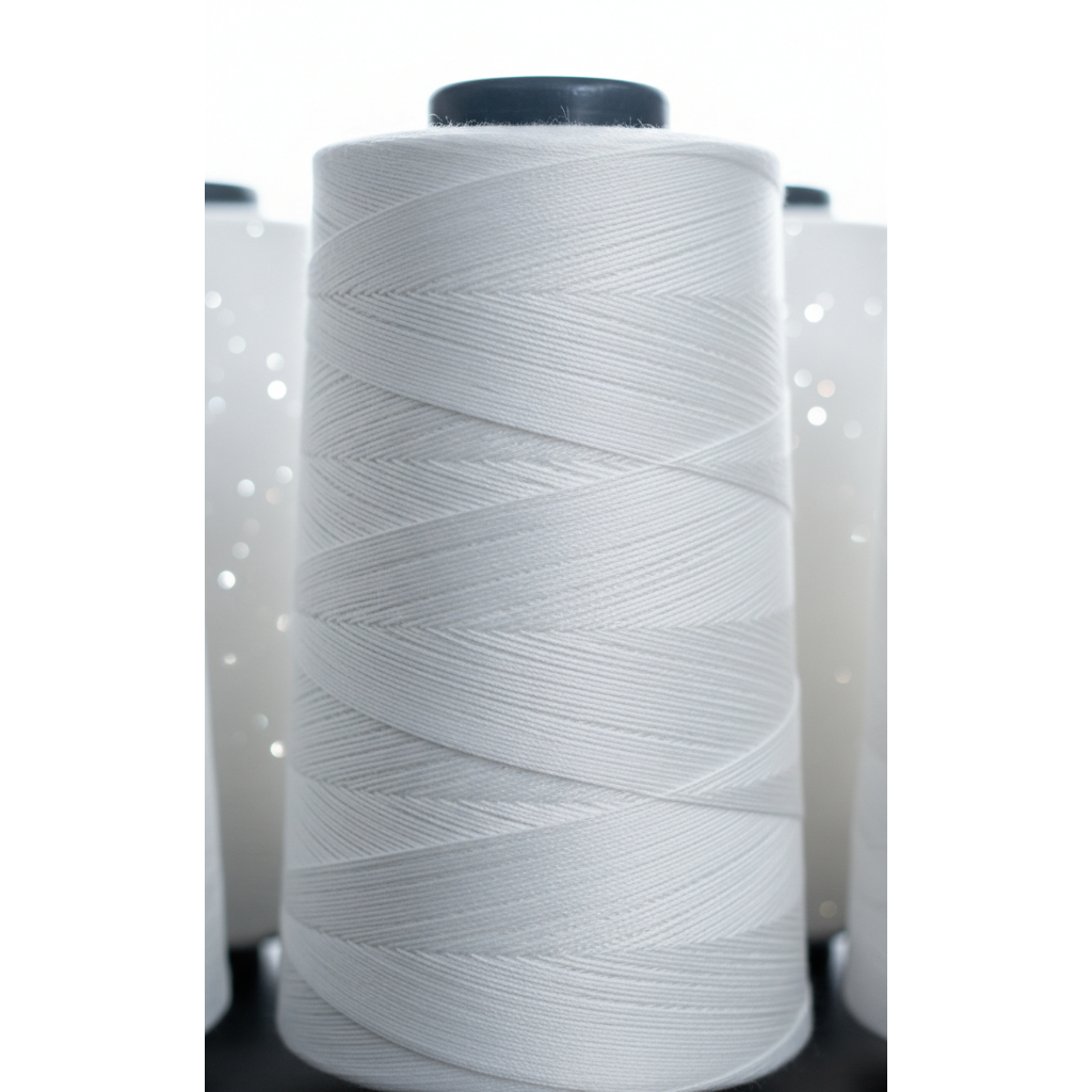 Benang Jait Hitam Putih Cones besar 5000yard | Benang Jait | Benang Jahit