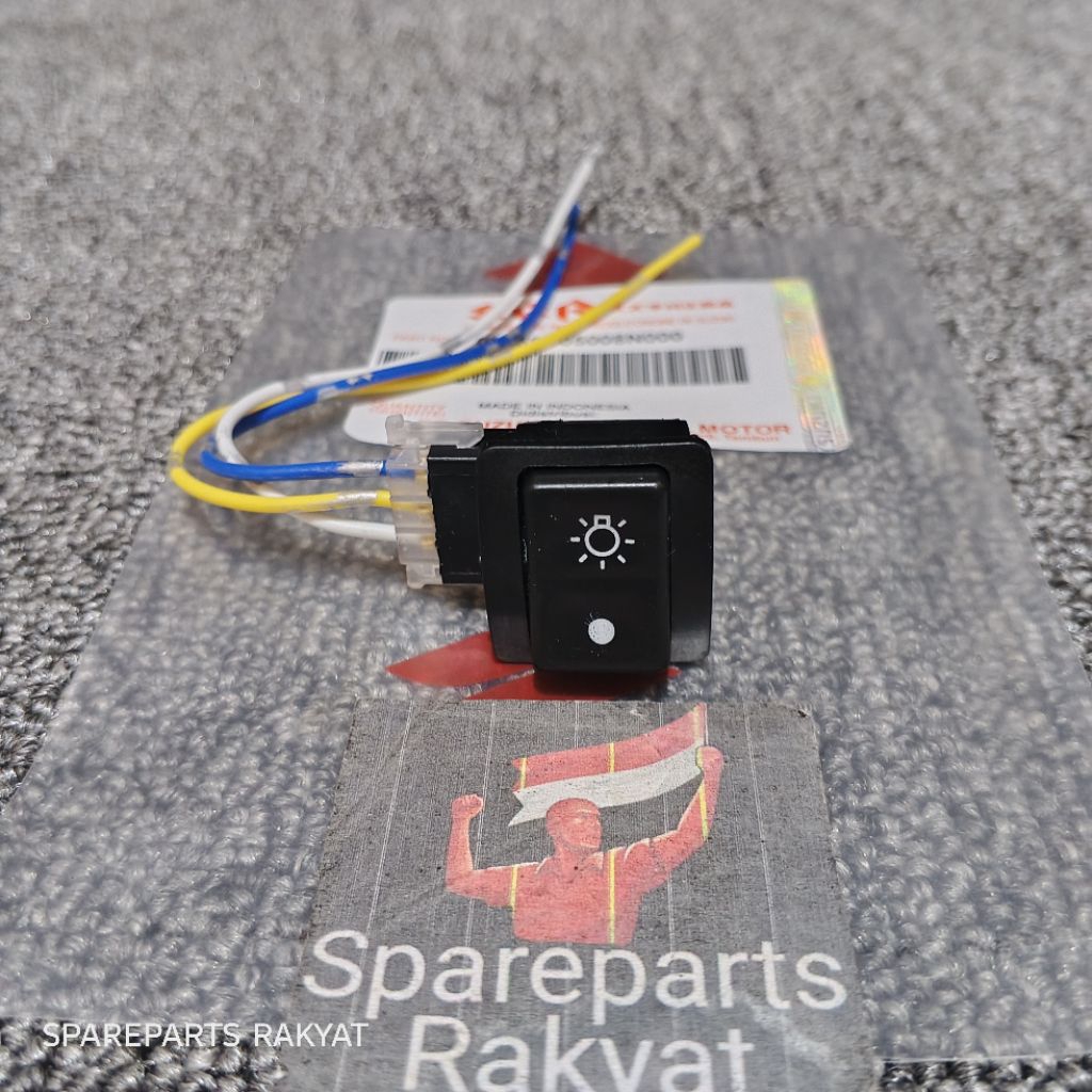 (TOMBOL+SOKET) SAKLAR LAMPU ON OFF SMASH TOMBOL SAKLAR LAMPU HIDUP MATI NEX SKYWAVE SKYDRIVE SUPER