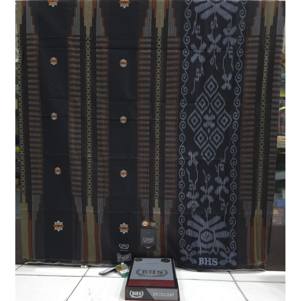 Sarung BHS Excellent Mercerized SKT Motif SGA SGS SGK SGB TUR DLL Silver