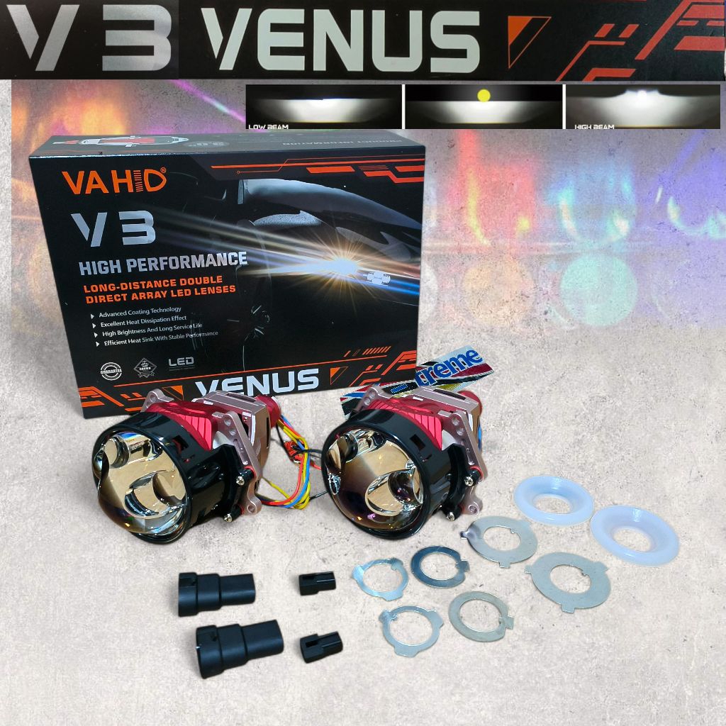 Venus V3 | Biled Projie Projector Vahid V3 | Double Laser 78 Watt | Vahid Original