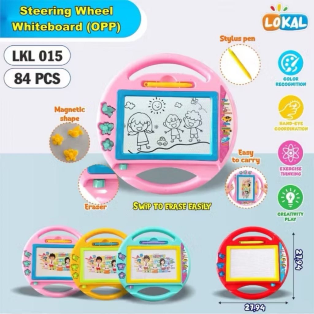 Mainan Edukasi Anak 2 3 4 5 6 Tahun Cewek cowok Papan Tulis Magnet Murah